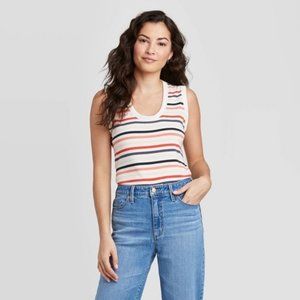 Beautiful Multi Color Stripe Tank Top